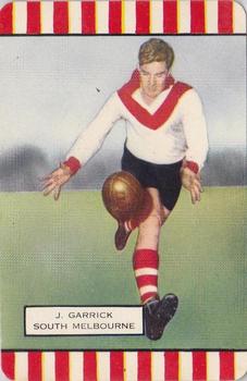 1954 Coles Victorian Footballers Series 2 #NNO Jack Garrick Front